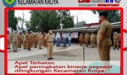Apel Pagi Terbatas: “Peningkatan Kinerja Pegawai Di Lingkungan Kecamatan Kroya.